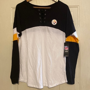 NFL Steeler team apparel long sleeve‎ t shirt